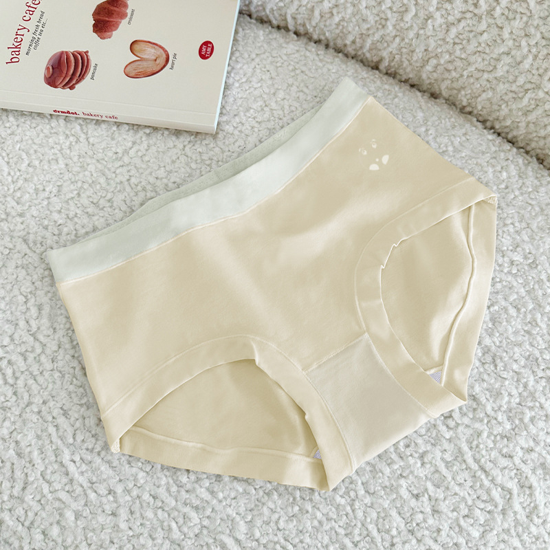 Slipuri femei – bumbac 60-count, respirabile, talie medie, dantelă, căptușeală din mătase de mulberry