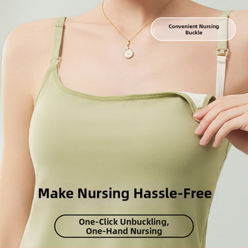 Памучен потник за кърмене за бременни – 100% памук, без подпора, подходящ за всички сезони, дебелина на плата 141–160 g/m2