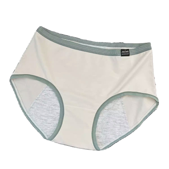 Дамски периодни бельо от модал, средно висока талия, против протичане, дишащи и антибактериални; чатална част 100% вискоза
