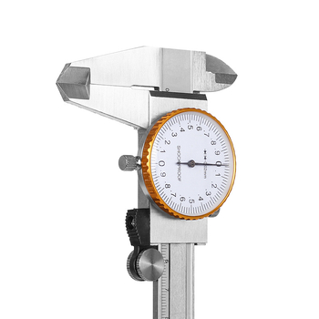 CNSTZBC Индустриален удароустойчив калипер от неръждаема стомана с циферблат