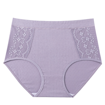 Ženske gaćice od pamuka s visokim strukom, jacquard tkanje, prozračne, glavni materijal 95–100% pamuk, podstava prepona 100% pamuk