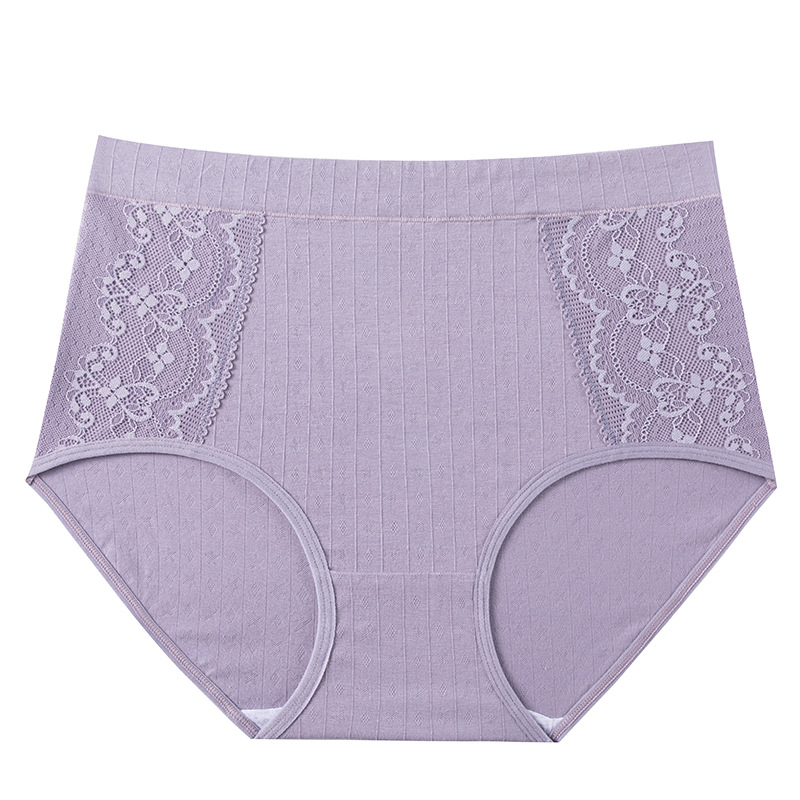 Ženske gaćice od pamuka s visokim strukom, jacquard tkanje, prozračne, glavni materijal 95–100% pamuk, podstava prepona 100% pamuk