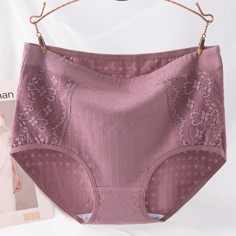 Ženske gaćice od pamuka s visokim strukom, jacquard tkanje, prozračne, glavni materijal 95–100% pamuk, podstava prepona 100% pamuk