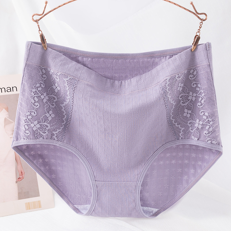 Ženske gaćice od pamuka s visokim strukom, jacquard tkanje, prozračne, glavni materijal 95–100% pamuk, podstava prepona 100% pamuk
