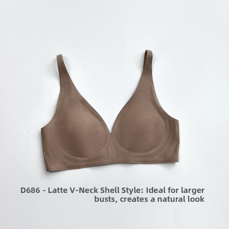 Σουτιέν χωρίς ραφές από Modal, πλήρες Κύπελλο, λεπτές φόρμες καλύμματα, πίσω διπλό κούμπωμα