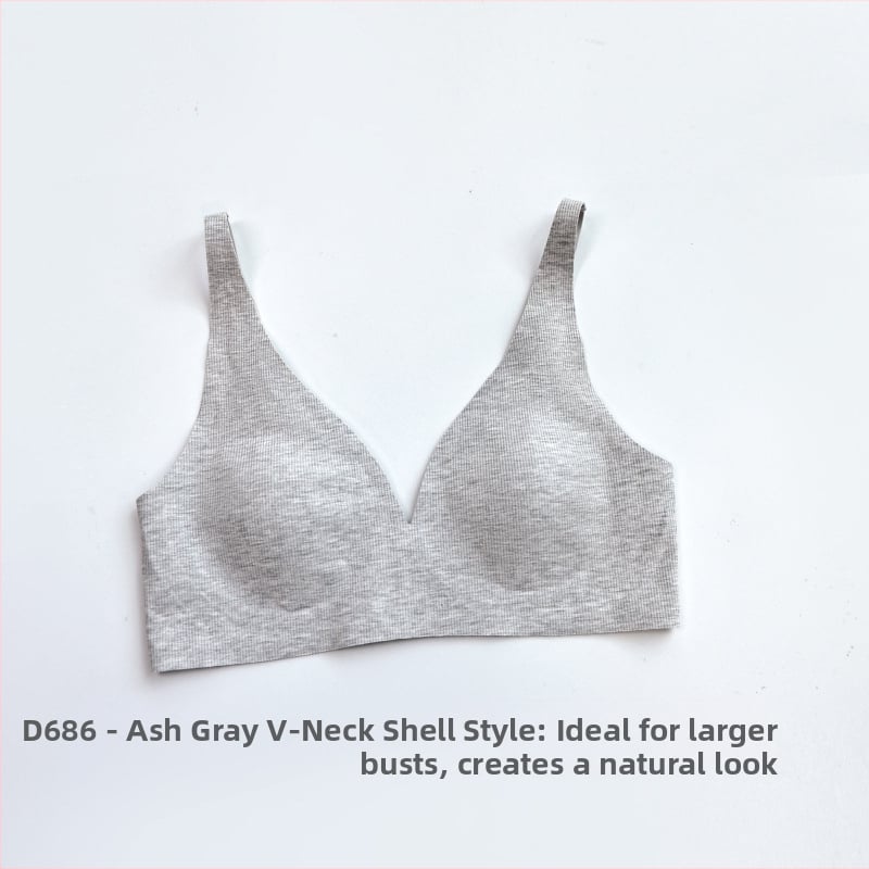 Σουτιέν χωρίς ραφές από Modal, πλήρες Κύπελλο, λεπτές φόρμες καλύμματα, πίσω διπλό κούμπωμα