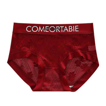 Γυναικείες εσώρουχα από νάιλον με μεσαία μέση, μοτίβο κειμένου (γράμματα/αριθμοί), ύφασμα 70-80% νάιλον, επένδυση καβάλου βισκόζη, διαπνέουσα, γρήγορο στέγνωμα, αντιβακτηριακό.