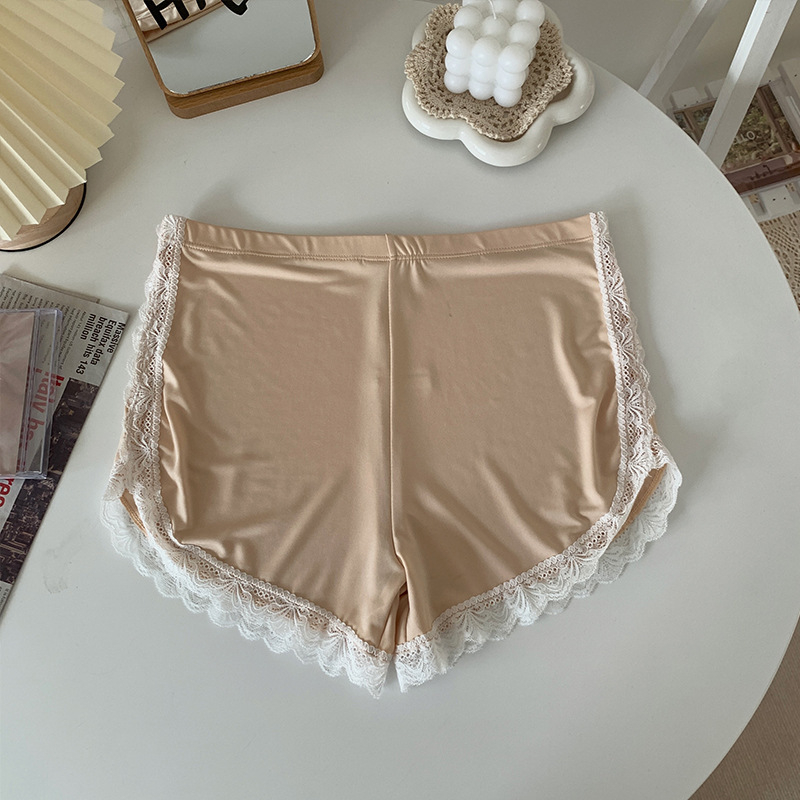 Дамски Ice Silk безопасни шорти, средна талия, безшевни, подплата Ice Silk