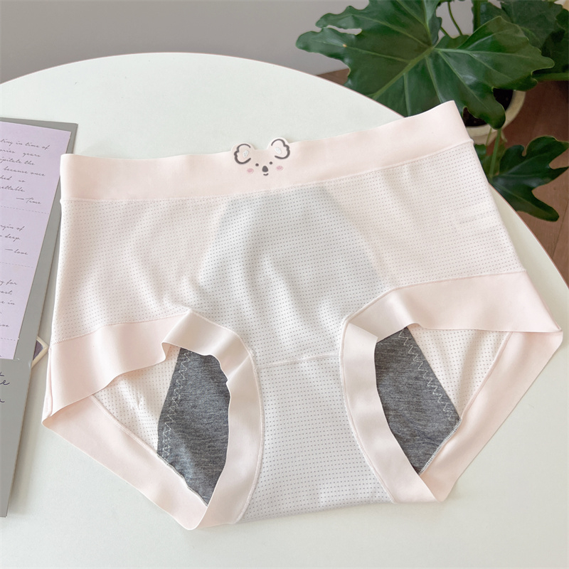 Prozračne ženske menstrualne gaćice sa srednje visokom strukom, tanke i otporne na curenje