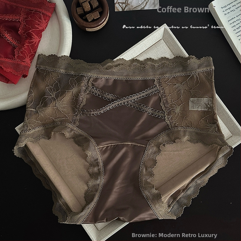 Ženske gaćice od najlona s pamukom uložkom, srednji struk, pletene, prozračne