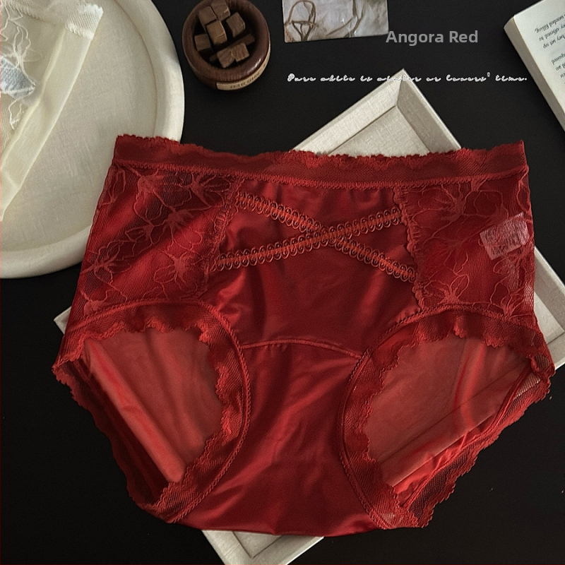 Ženske gaćice od najlona s pamukom uložkom, srednji struk, pletene, prozračne