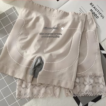 Bezšivne ženske šorceve za dizanje stražnjice, visoki pojas, najlon, bezšivni dizajn, čipka, brzo sušenje, oblikovanje 2-u-1