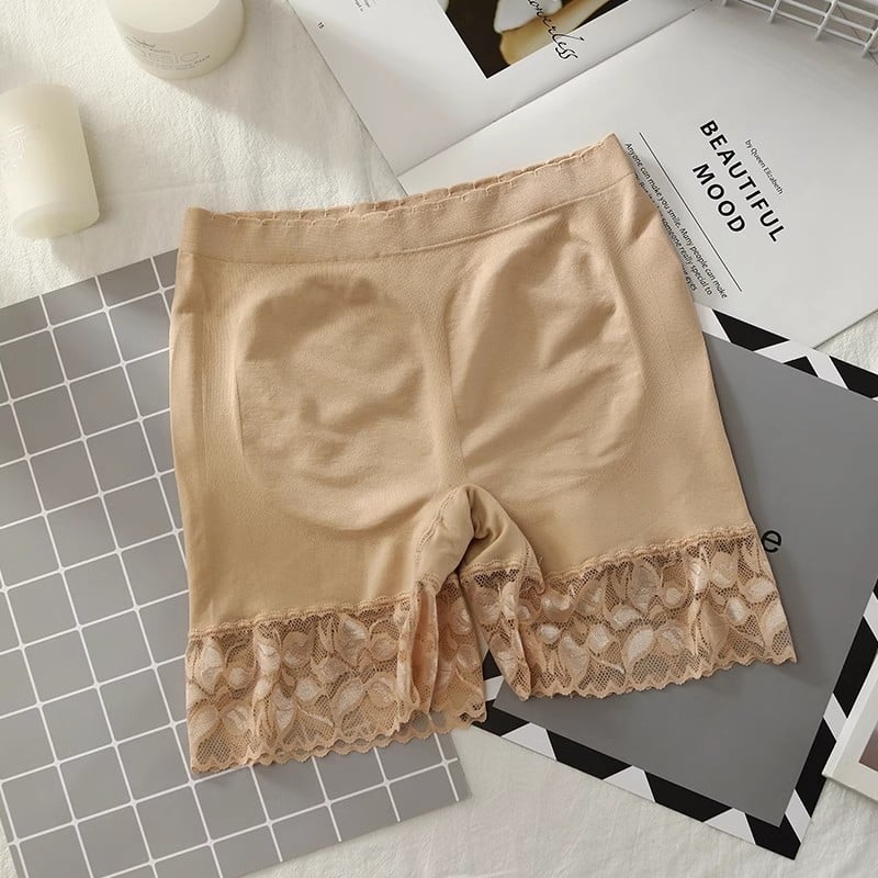 Bezšivne ženske šorceve za dizanje stražnjice, visoki pojas, najlon, bezšivni dizajn, čipka, brzo sušenje, oblikovanje 2-u-1