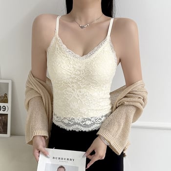 Termalni top od najlona s V-dekolteom, dvostruka sloja, integrirane košarice