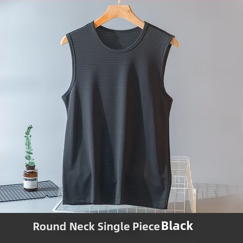 Muški bez rukava T‑shirt s tekstom, slobodan kroj, ljeto, sport