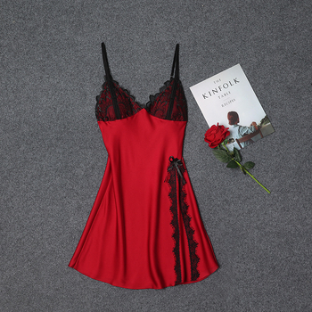 Keresztezett vállú hálóruha, szatén chiffon, vékony anyag, 101–120 g/m², gallér nélküli, ujjatlan