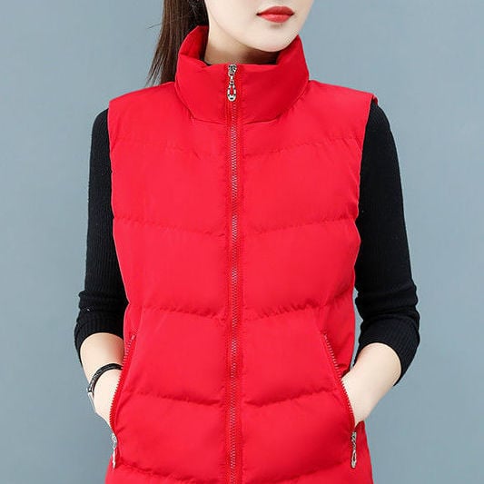 Ženski prsluk, V-izrez, rayon 90–95%, regularni stil, proljeće 2025