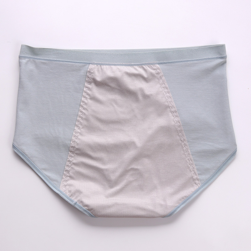 Ženske gaćice od pamuka s visokim strukom, protiv curenja, za menstrualni period