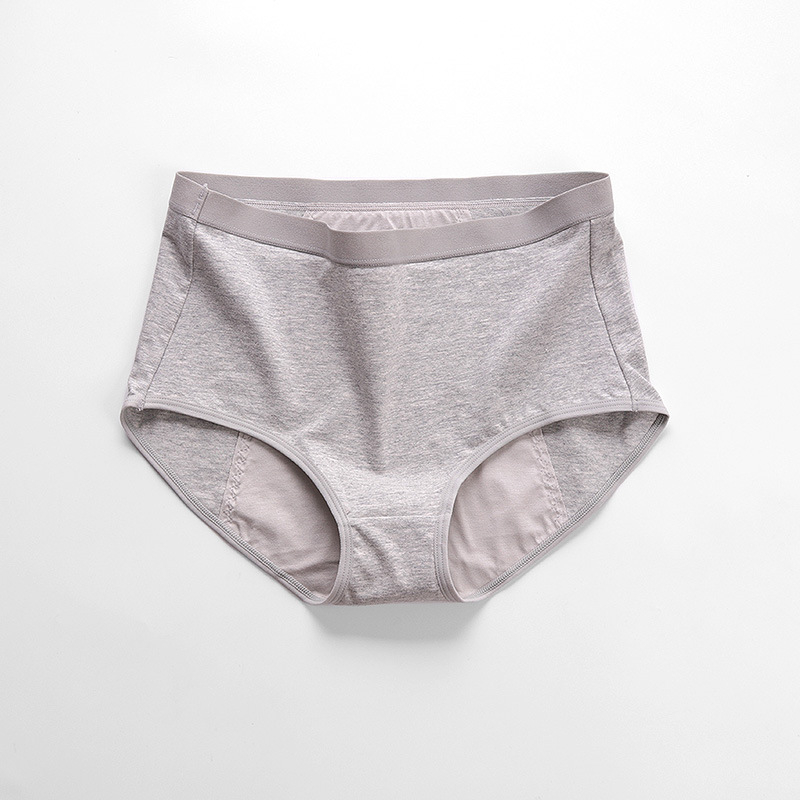 Ženske gaćice od pamuka s visokim strukom, protiv curenja, za menstrualni period