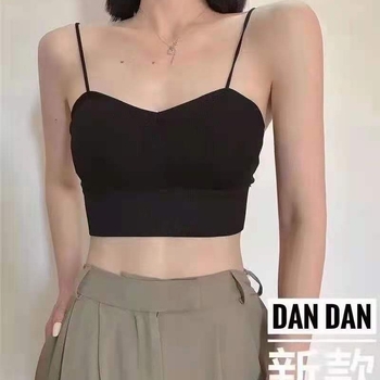 Top bez naramenica s otvorenim leđima, oblikovana 3/4 šalice, najlon materijal, japanski stil