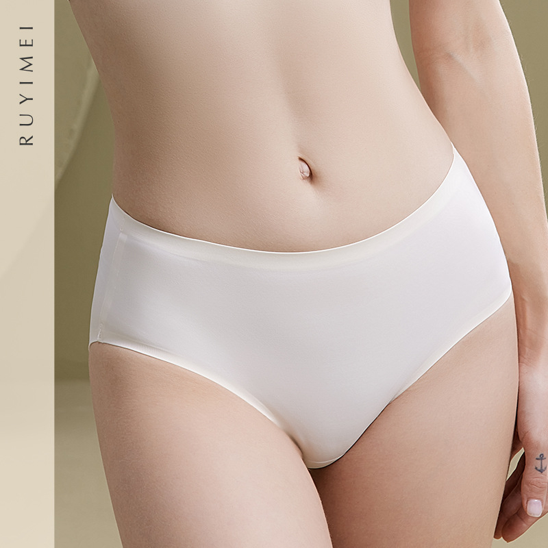 Chiloți femei fără cusături, talie medie, respirabil