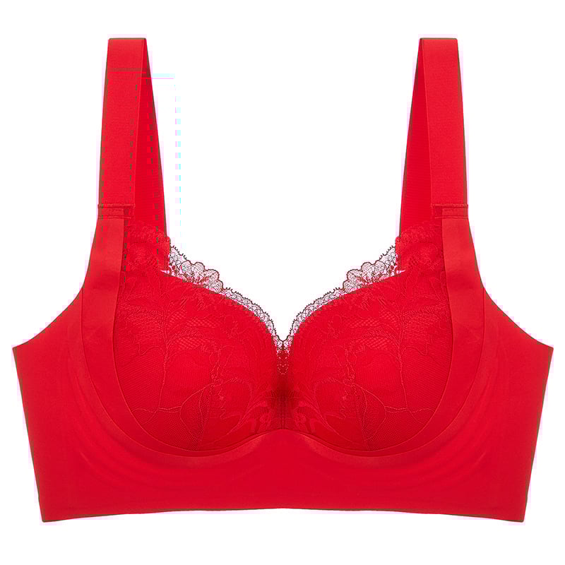 Nesiuvas siuvimo push-up liemenėlė su šonine atrama, 3/4 puodelio plonas formuojamasis puodelis, nailoninės nėriniai audinys, nugaros užtrauktukas su keturiomis kabliukų eilėmis