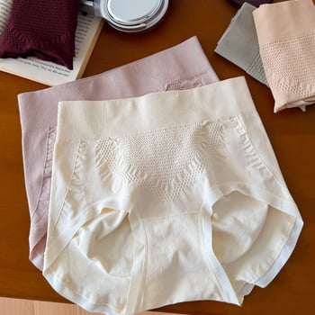 Lenjerie intimă fără cusături din nailon, tricot fagure, presiune mică pentru ridicarea fesierilor și strângerea abdomenului, antibacterian