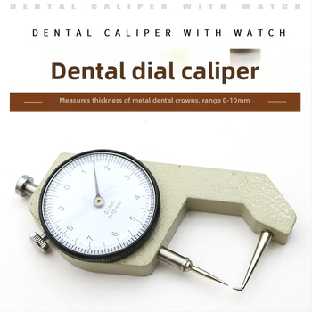 Dantų dialinis kalipras storio matavimui, technikams
