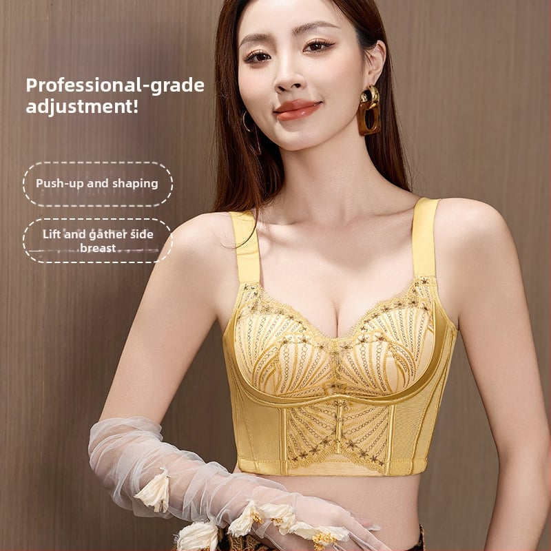 Formázó melltartó csontozattal a felső támogatásért, közepes formázó kosár, nylon anyag, belső nylon bélés, hátul öt sor zárás, rögzített dupla vállpántok, push-up és légáteresztő kényelem