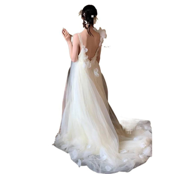 Мини сватбена рокля с едно рамо, А-линия, Chenille-Spandex смес, без ръкави, пролет 2024