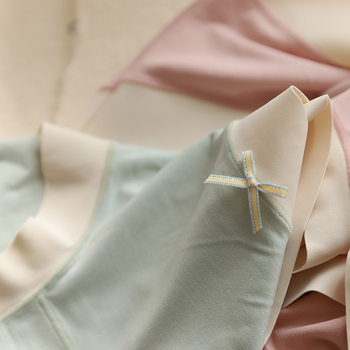 Chiloți de damă talie medie - tricot, fibră de celuloză regenerată, respirabile, căptușeală din viscose, culoare solidă