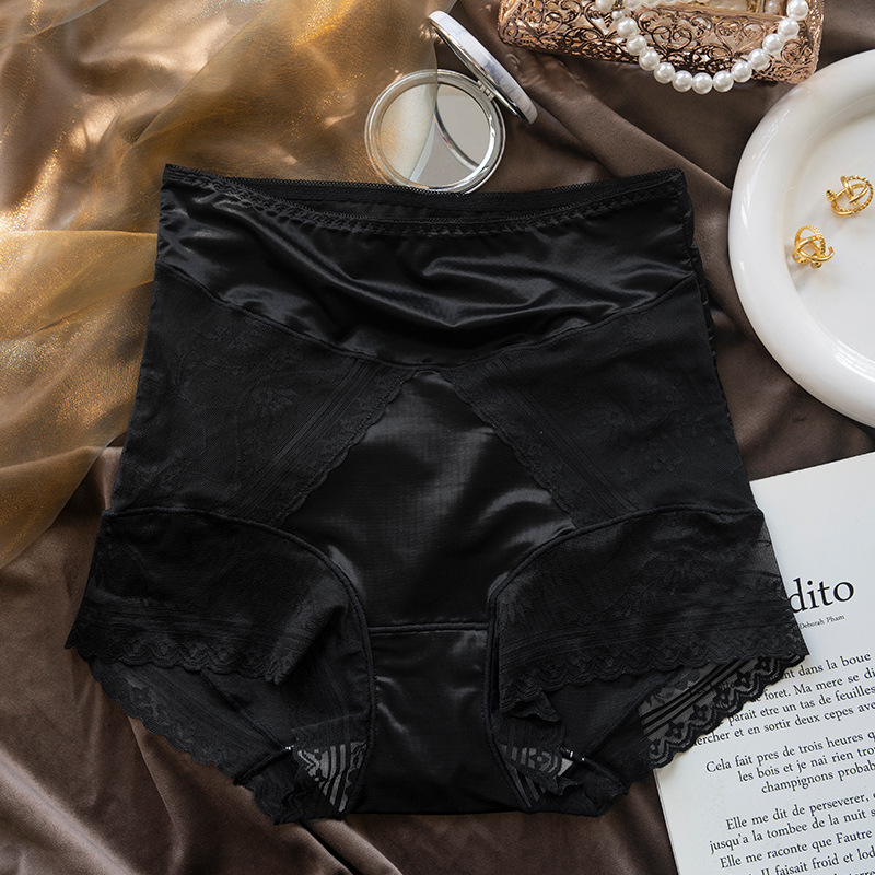 Chiloți damă din nylon, talie înaltă, controlul abdomenului, respirabili, căptușeală din bumbac