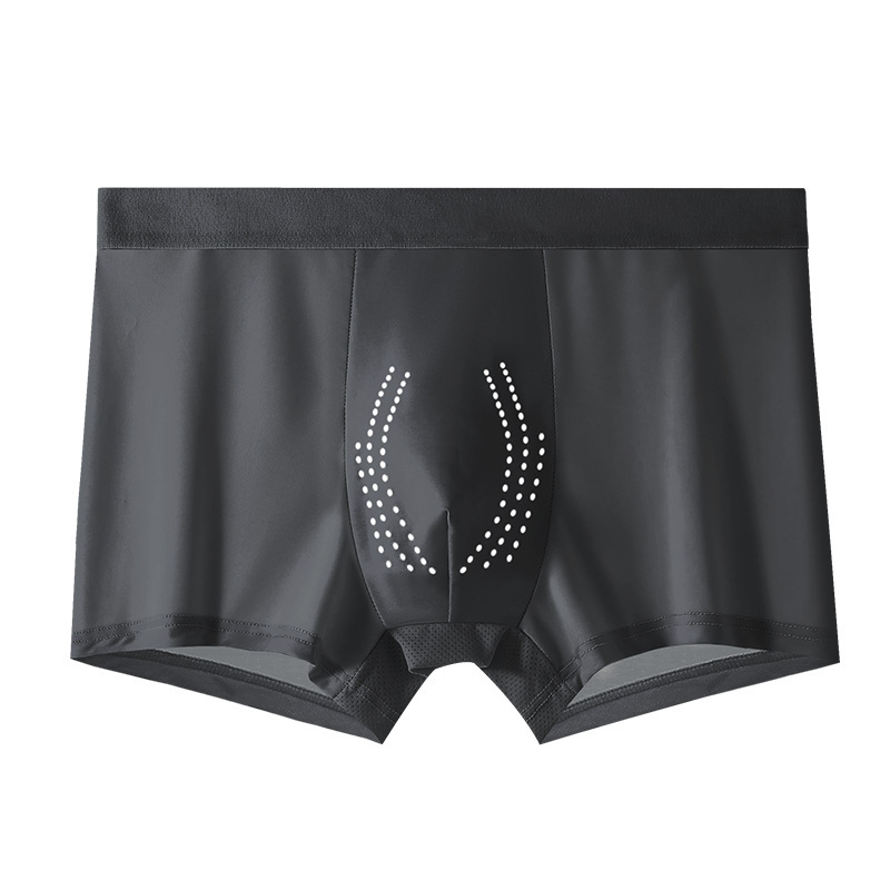 Muške ljetne Ice Silk bokserice, tanak kroj, 7A ginseng gusset, prozračne, bez šavova