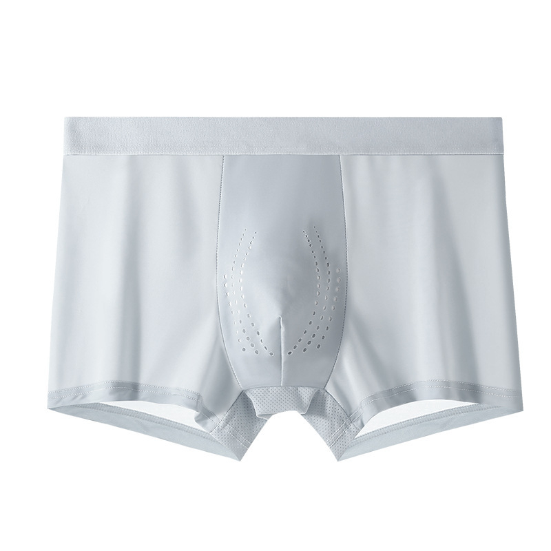 Muške ljetne Ice Silk bokserice, tanak kroj, 7A ginseng gusset, prozračne, bez šavova