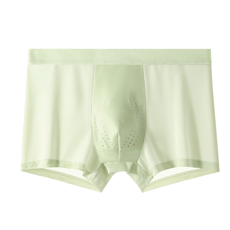 Muške ljetne Ice Silk bokserice, tanak kroj, 7A ginseng gusset, prozračne, bez šavova