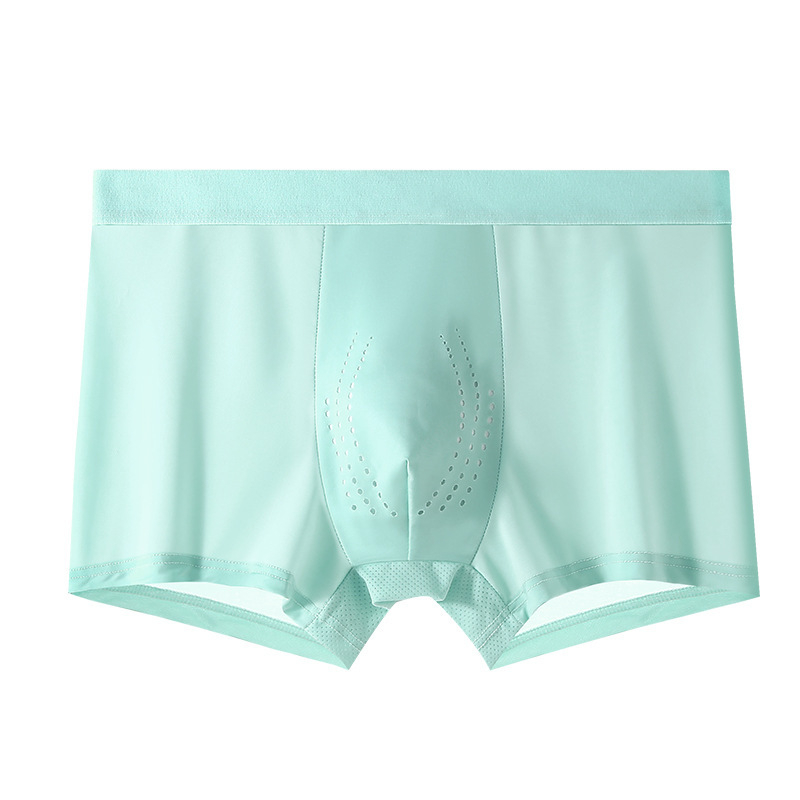 Muške ljetne Ice Silk bokserice, tanak kroj, 7A ginseng gusset, prozračne, bez šavova