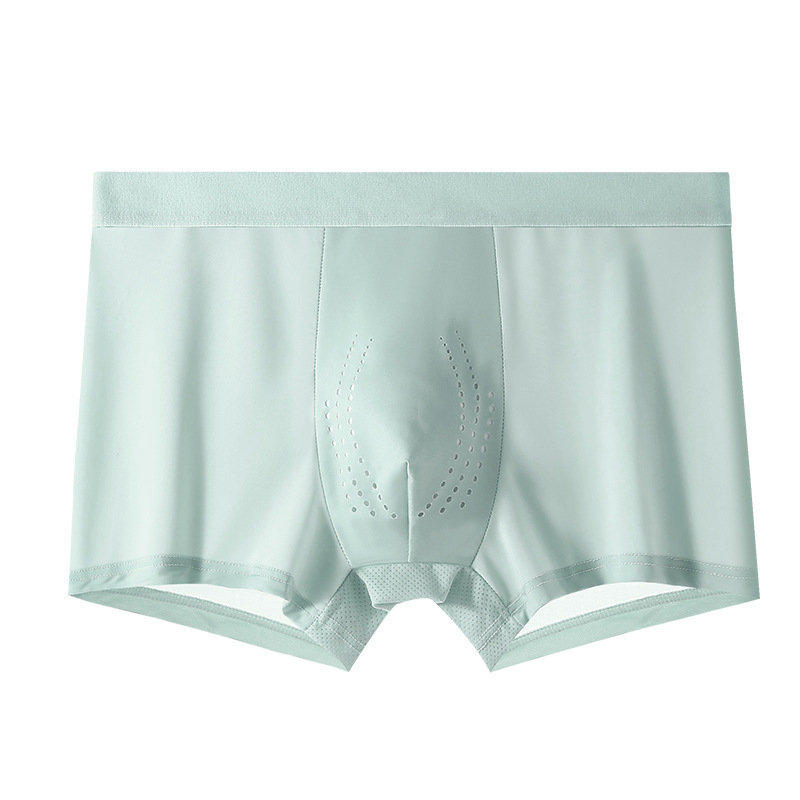 Muške ljetne Ice Silk bokserice, tanak kroj, 7A ginseng gusset, prozračne, bez šavova