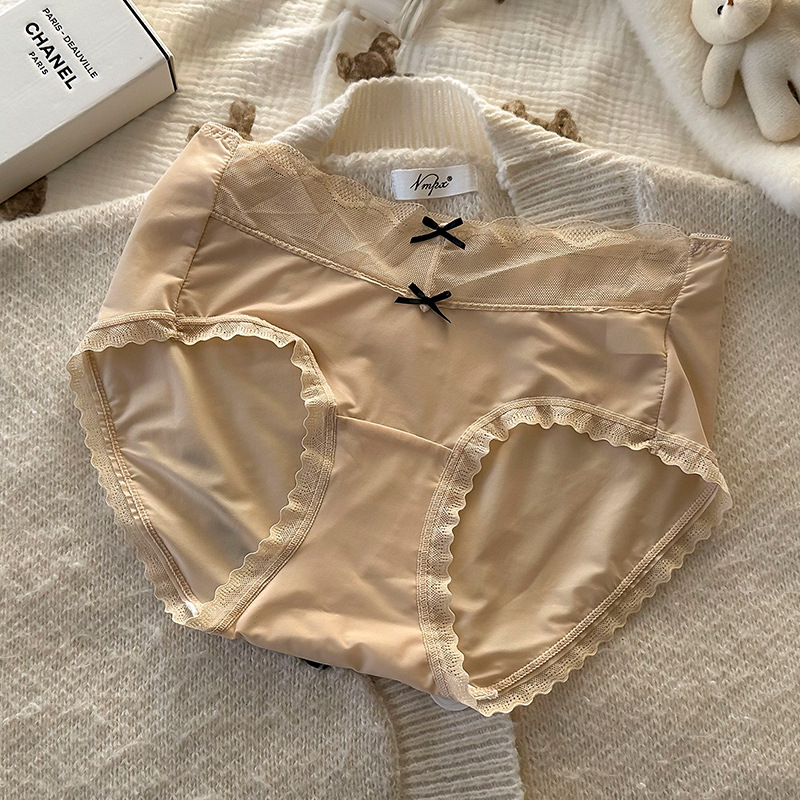 Ženske gaćice od ice silk, srednji pojas, glavni materijal: najlon, podstava prepona od pamuka, brzo se suše