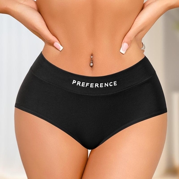 Chiloți din bumbac pentru femei talie medie, respirabili, cu efect de ridicare a feselor și strângere a abdomenului, tricotat