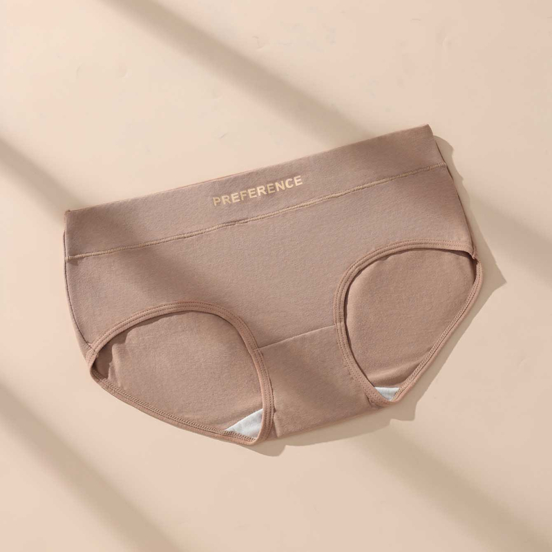 Chiloți din bumbac pentru femei talie medie, respirabili, cu efect de ridicare a feselor și strângere a abdomenului, tricotat