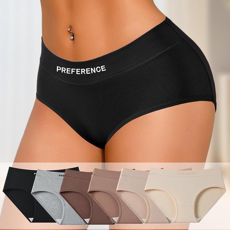 Chiloți din bumbac pentru femei talie medie, respirabili, cu efect de ridicare a feselor și strângere a abdomenului, tricotat