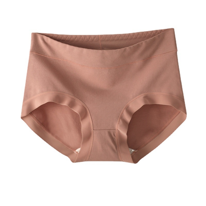 Chiloți de damă din bumbac, antibacteriali, respirabili, talie medie, 90-95% bumbac