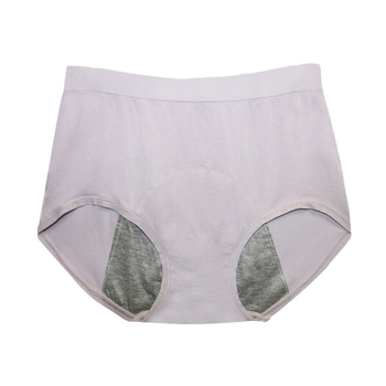 Wennu Lenjerie intimă menstruală fără cusături, cu talie înaltă pentru femei, 90% bumbac, căptușeală din bumbac 100% în zona intimă, anti-curgere