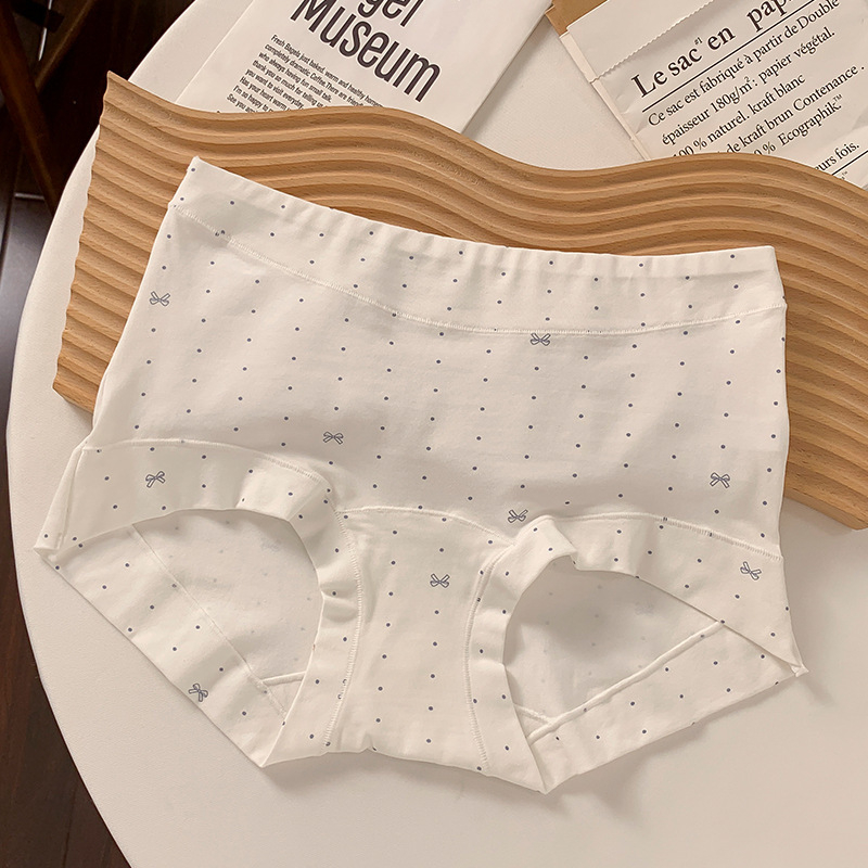 Γυναικείες boxer briefs υψηλής μέσης από 100% βαμβάκι, αντιβακτηριακές, διαπνέουσες και γρήγορα στεγνές; επένδυση καβάλου 100% βαμβάκι; περιεκτικότητα κύριου υφάσματος 90–95% βαμβάκι; προέλευση Shantou