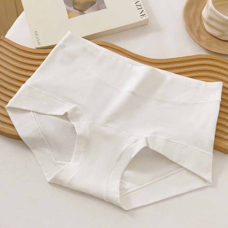 Γυναικείες boxer briefs υψηλής μέσης από 100% βαμβάκι, αντιβακτηριακές, διαπνέουσες και γρήγορα στεγνές; επένδυση καβάλου 100% βαμβάκι; περιεκτικότητα κύριου υφάσματος 90–95% βαμβάκι; προέλευση Shantou