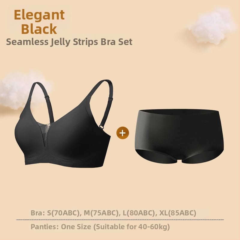 Bevielis belaidis liemenėlė mažam krūtims, blizgios nailono formos kaušeliai su putomis, šoninė parama, nugaros užsegimas su keturiais įsikabinimo kilpelėmis