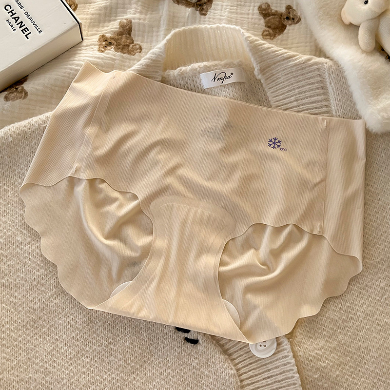 Remember me Žensko donje rublje od ice silk s mirisom kamelije, antibakterijsko, 10A, produženi međica, podstava od mulberry svile, plus veličina