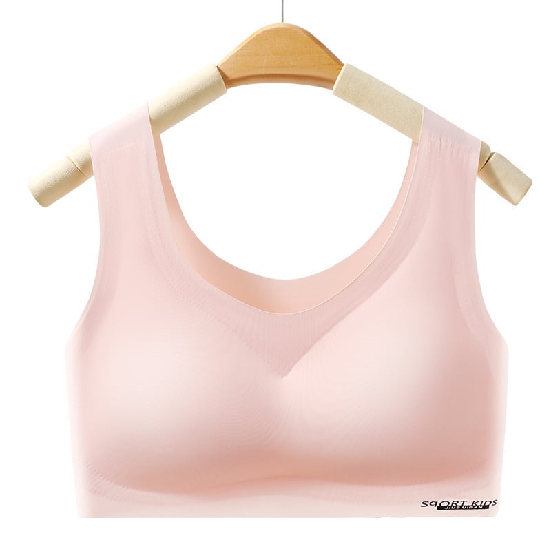 Be siūlių moterų liemenėlė be plieno karkasų, nailono audinys, pilnos kaušės, vidutiniškai formuoti kaušiai, fiksuoti petnešėliai