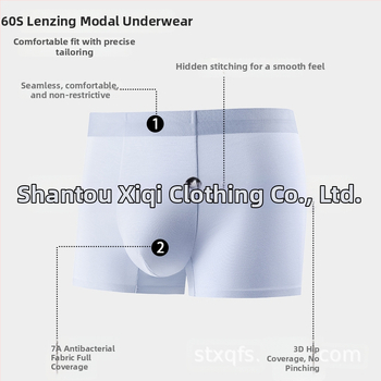 Boxeri bărbați fără cusături din modal, talie medie, respirabili, ambalaj de 60 bucăți