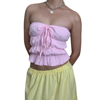 Tank top bez rukava od pamuka 95%+, geometrijski uzorak, kratka duljina, ulični hipster stil